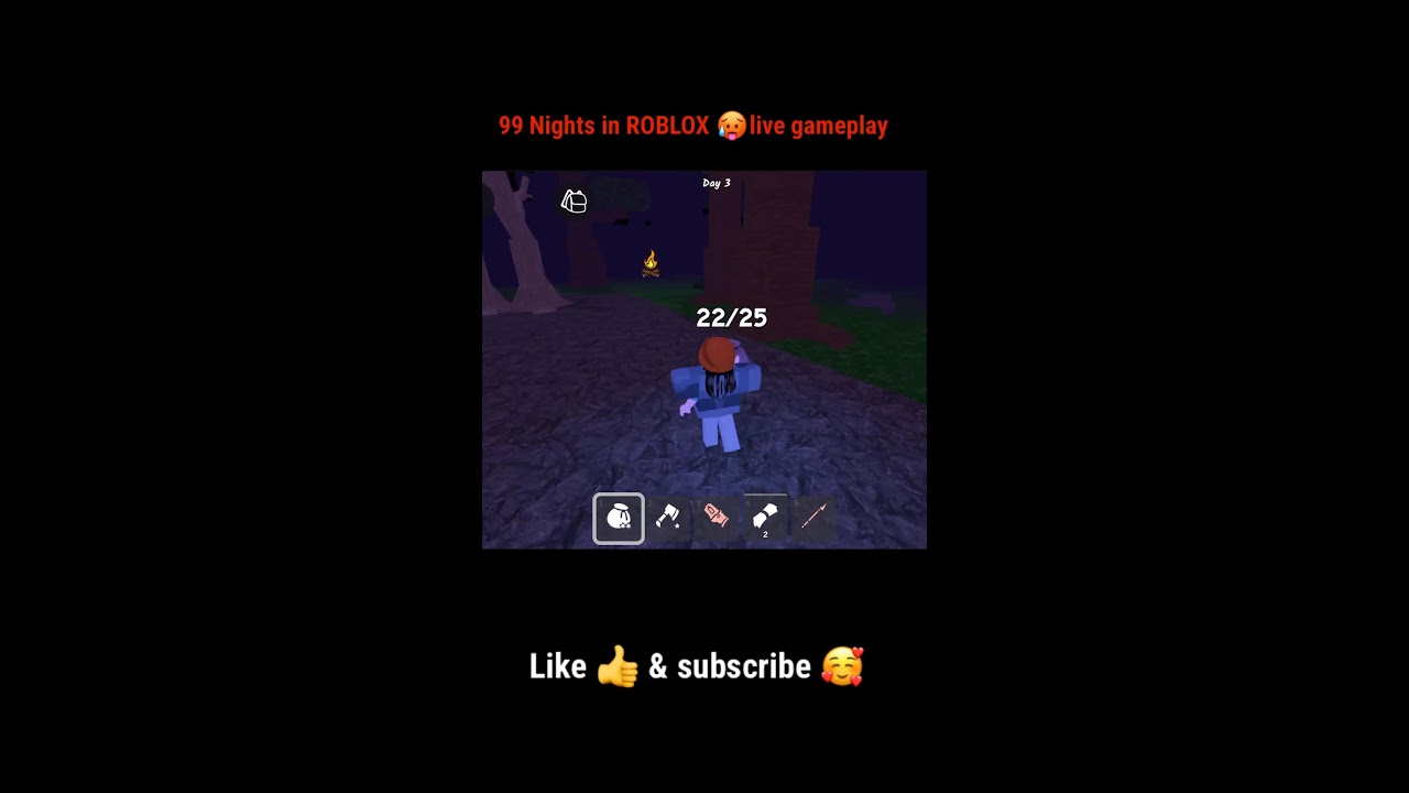 99 night in the forest gameplay!!! IN ROBLOX
