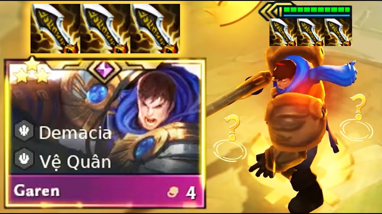 1 CÂN 10 XOÁY NHƯ CHONG CHÓNG CỰC ĐÃ MẮT VỚI GAREN 3 SAO + X3 VÔ CỰC KIẾM TĂNG 999% SÁT THƯƠNG