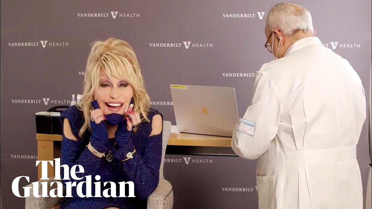 Dolly Parton adapts her song Jolene as she receives Covid-19 vaccine she helped fund