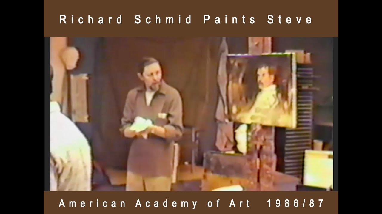 Long lost video of Richard Schmid Painting