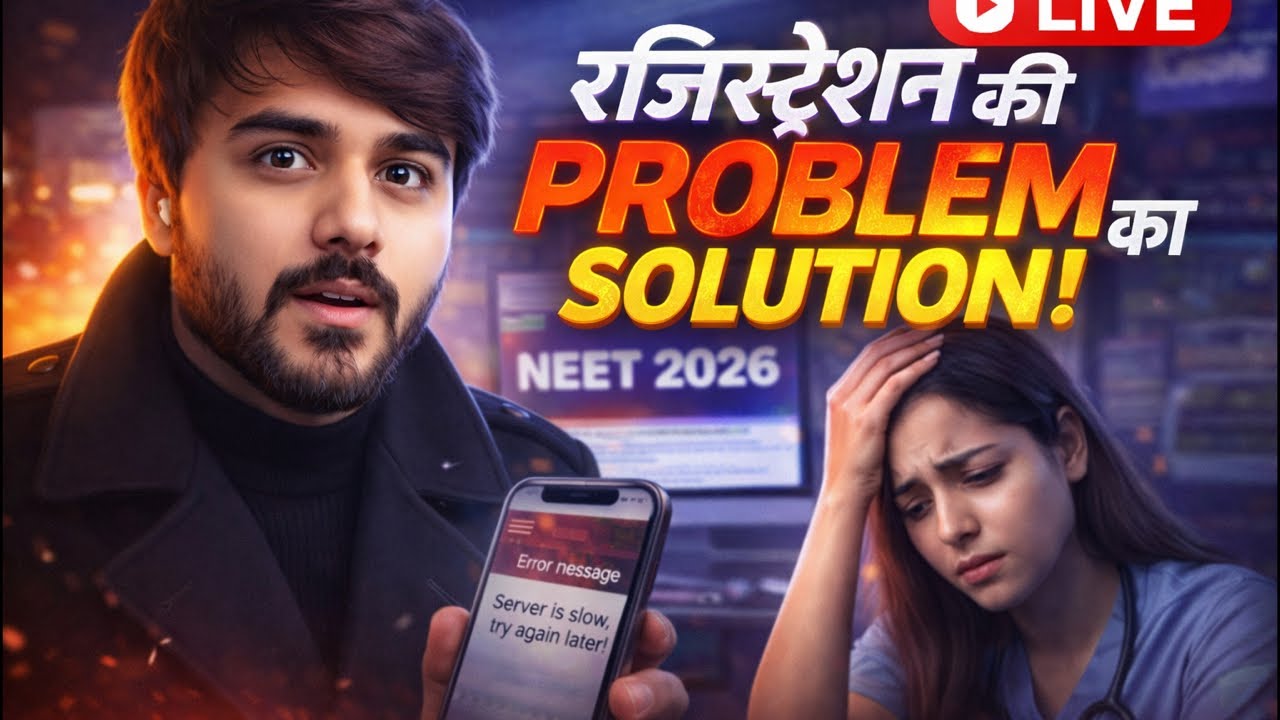 NEET 2026 Registration Problem? Server Error The Service Is Unavailable OTP Issue LIVE Solution Now