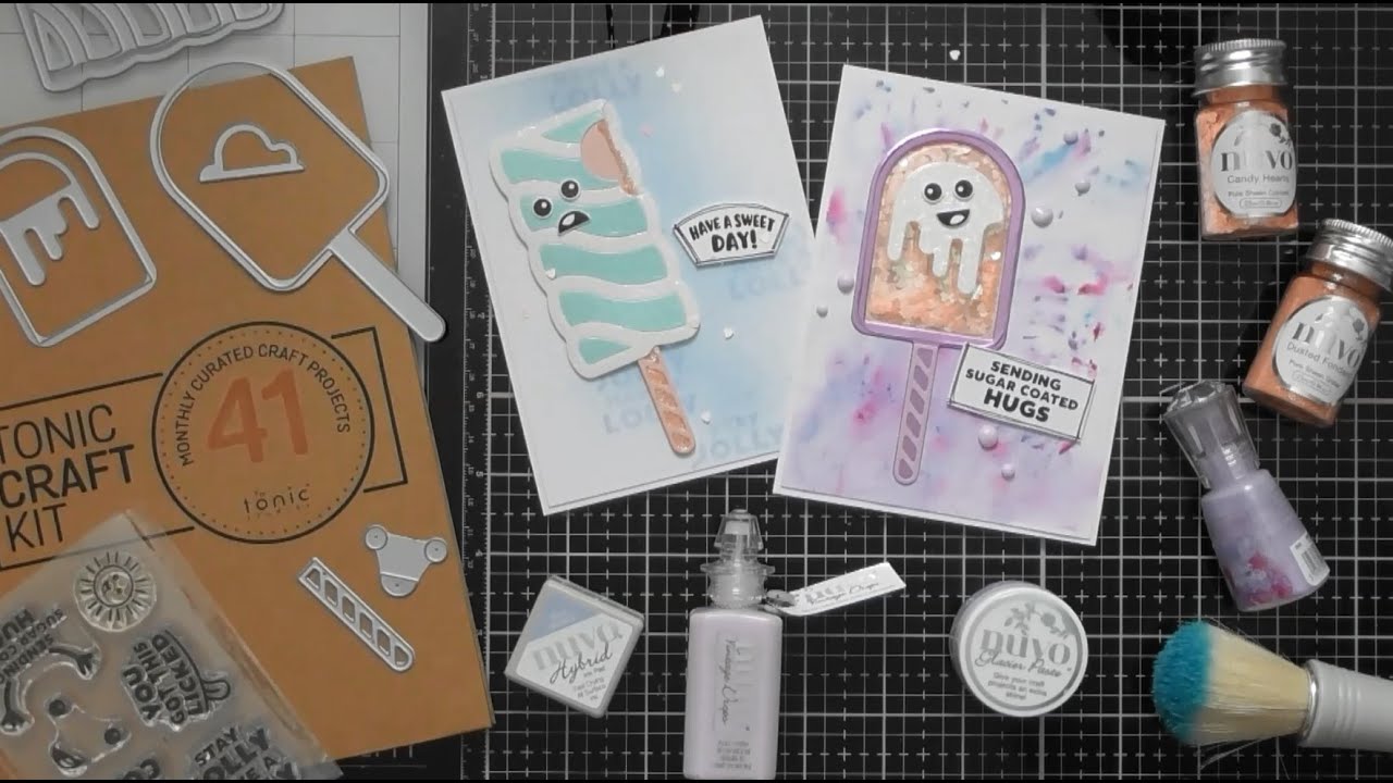 Cute Ice Cream Cards with Tonic Craft Kit #41 :D