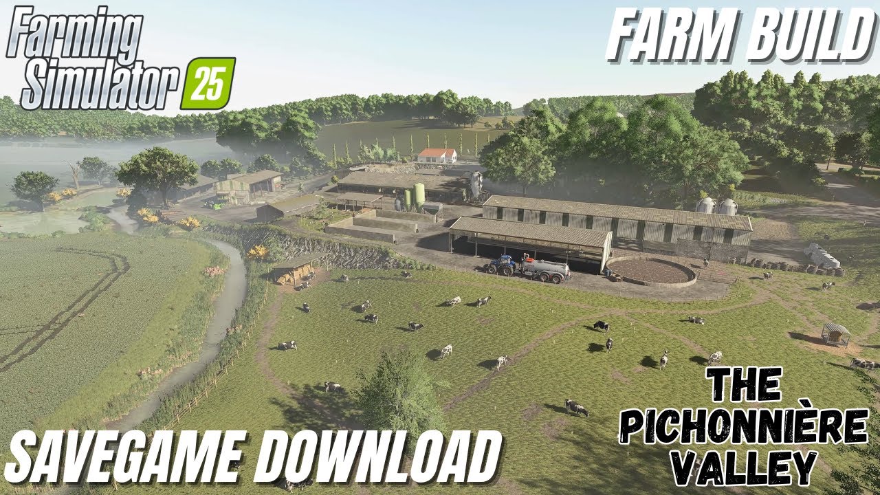 | Savegame Download | The Pichonnière Valley | FS25 | PC |