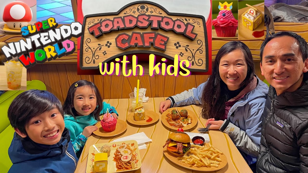 TOADSTOOL CAFE with kids - TIPS and BEST FOODS to try and eat at Super Nintendo World Hollywood