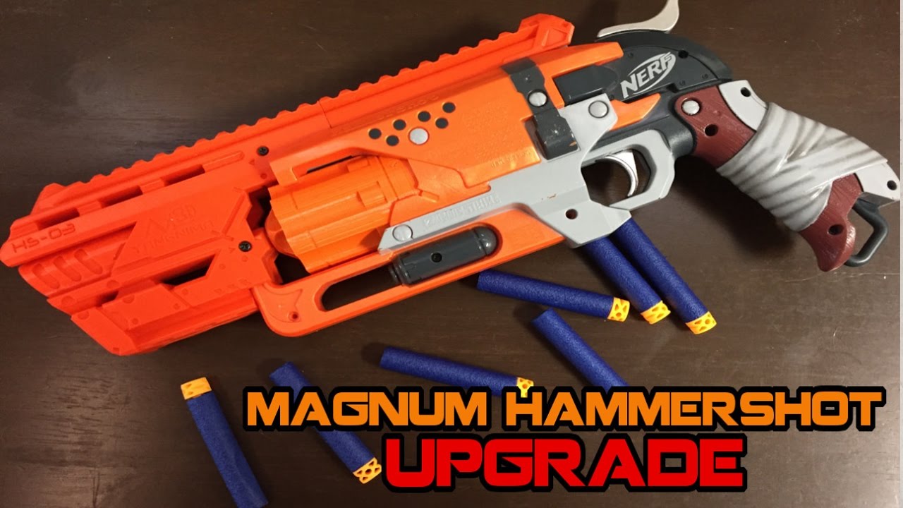 NERF Magnum Hammershot - Full Upgrades Installation | Walcom S7