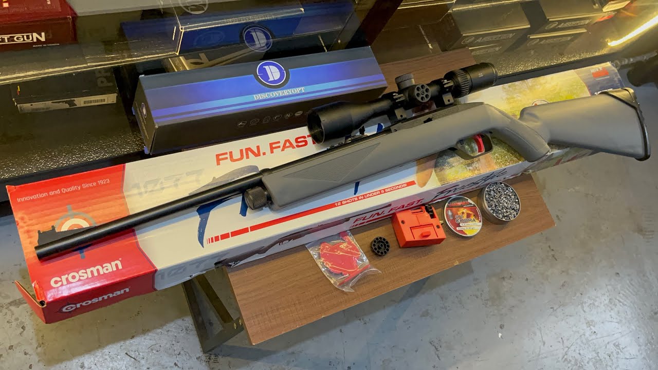 Malakas tagos sa lata Crosman Freestyle C02 Powered with Magazine cal 177 Airgun Rifle