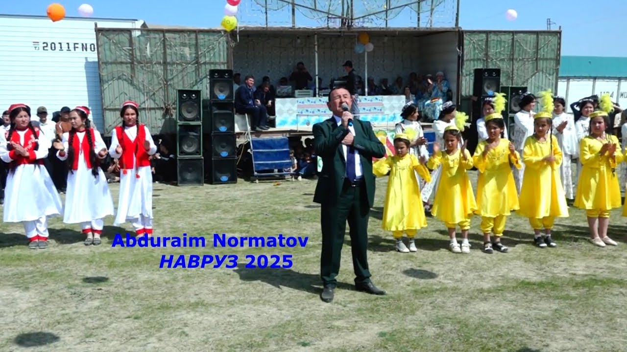 Abduraim Normatov Навруз Шаҳритус Чамоати Пахтаобод 2025 г.