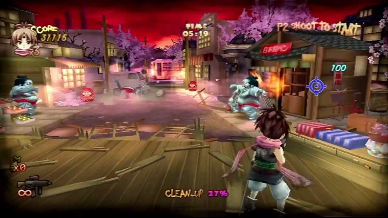 Zombie Panic In Wonderland Wii HD Gameplay