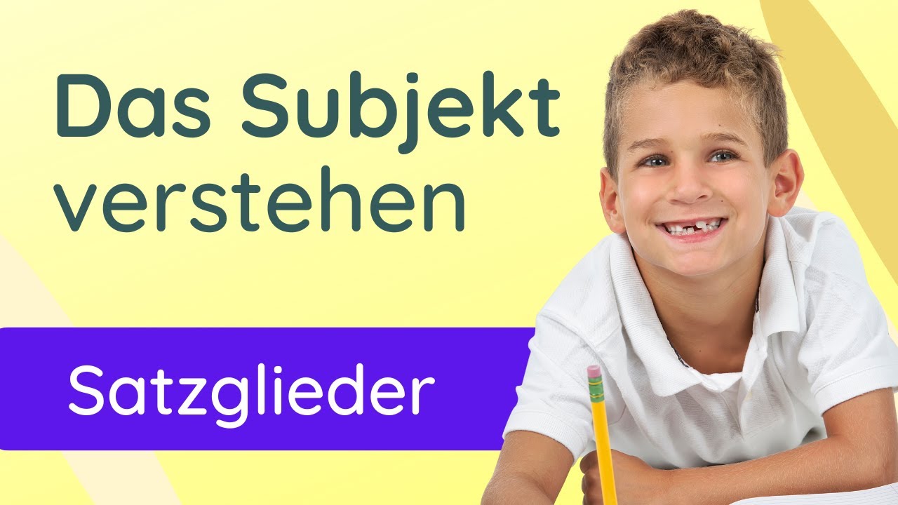 Satzglied Subjekt ✅ erklärt in 4 Minuten