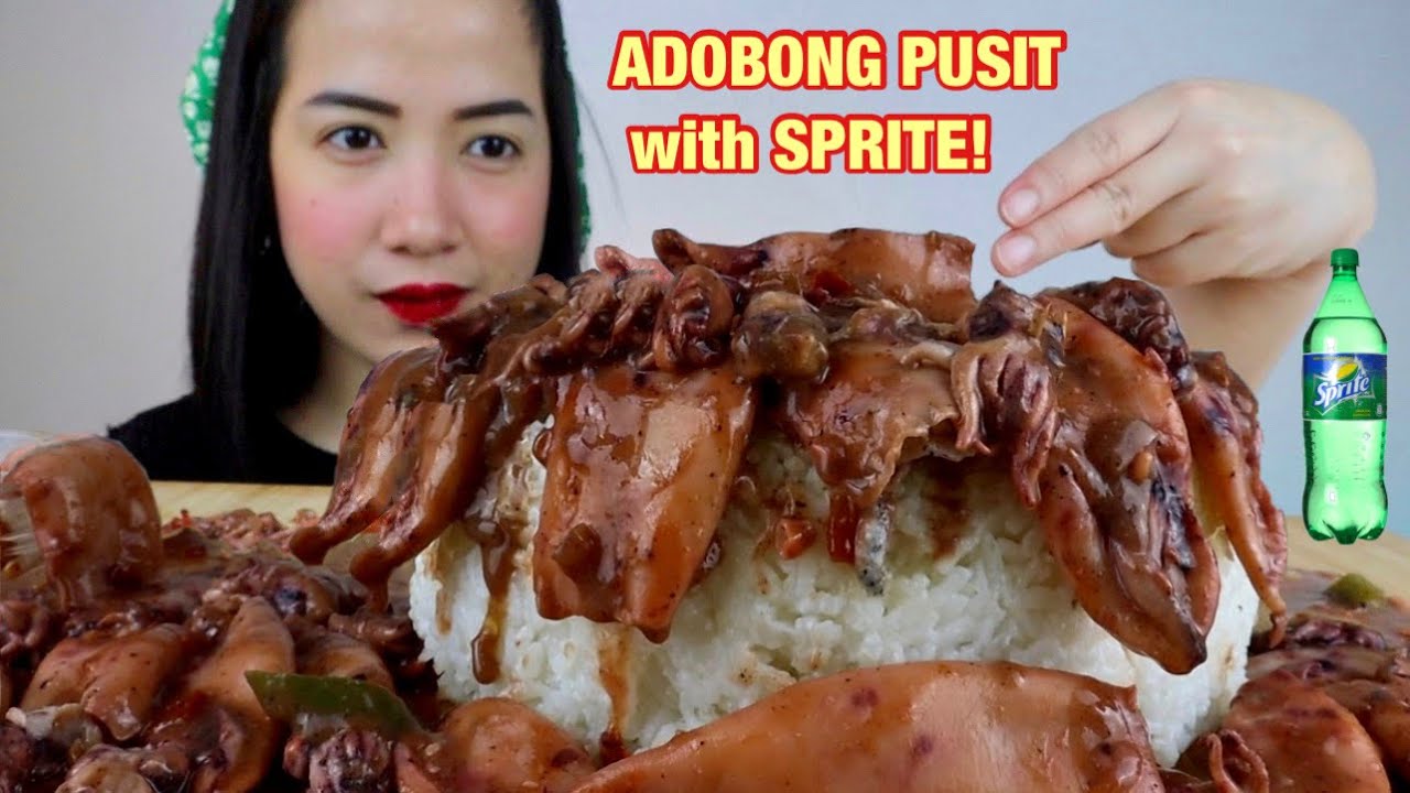 АДОБОНГ ПУСИТ СО СПРАЙТОМ | ВКУСНЫЕ УЛАМ | МУКБАНГ ФИЛИППИНЫ 🇵🇭