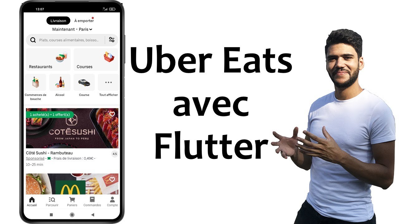 Recréer l'application mobile Uber Eats avec Flutter