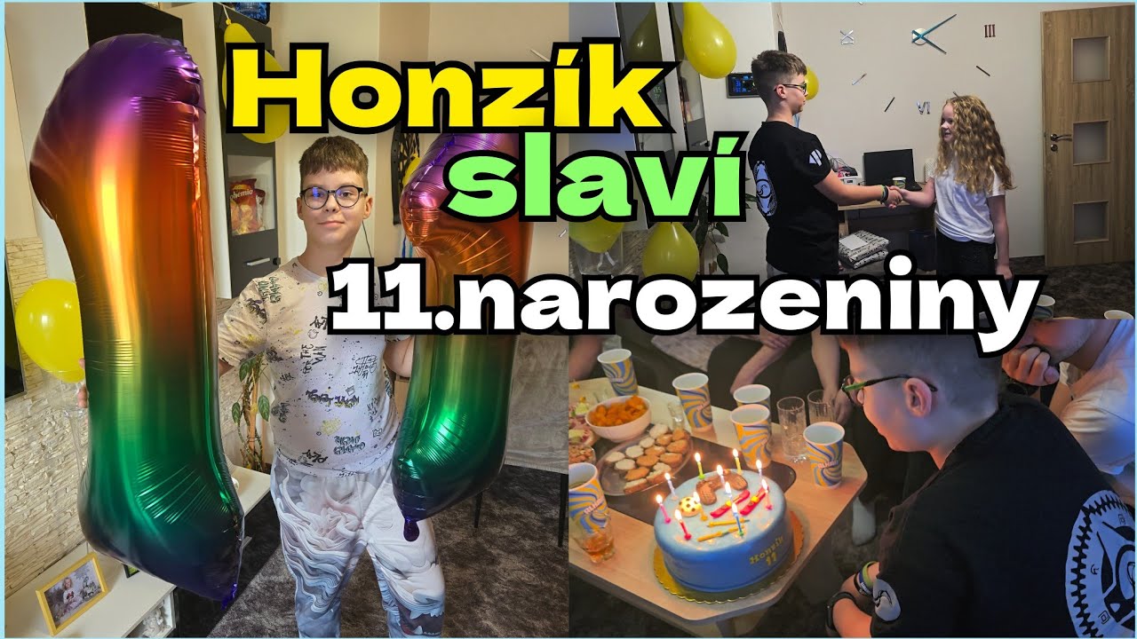 🎉 HONZÍKOVI NAROZENINY 🎁 Nákup a oslava 11. narozenin ✨️ #familylove #vlog 