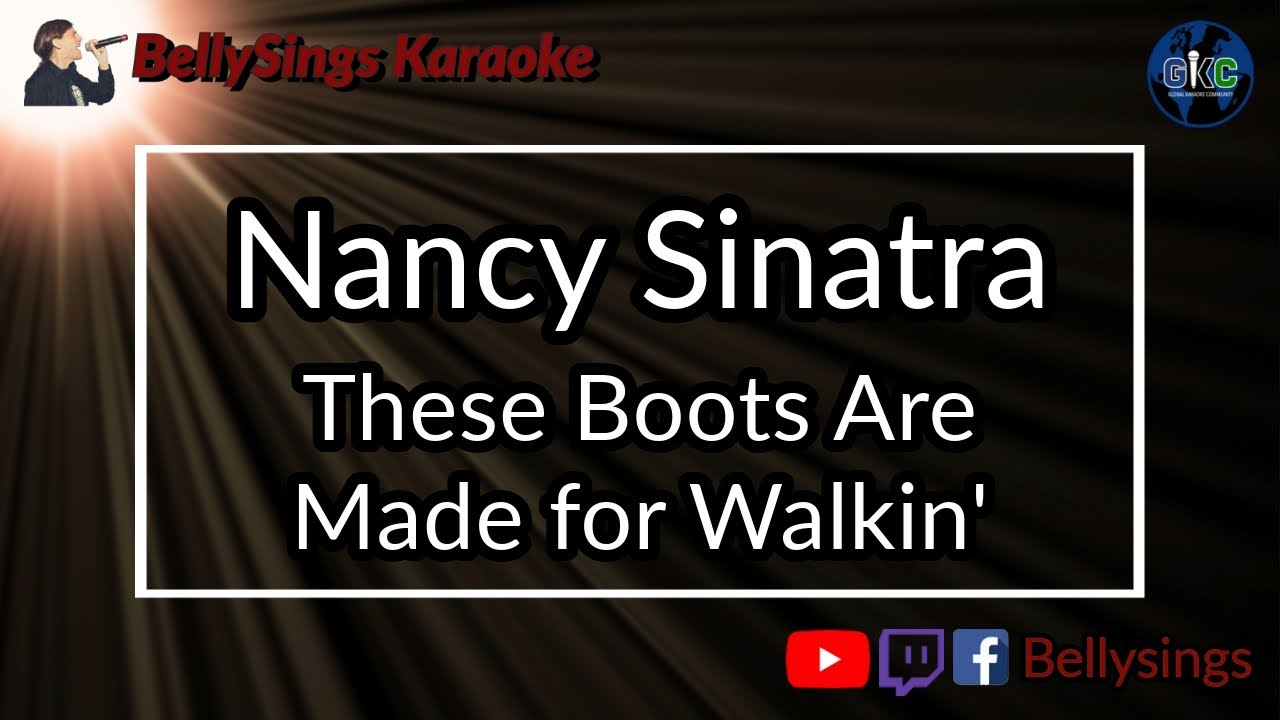 Nancy Sinatra  - These Boots Are Made for Walkin' (Karaoke)