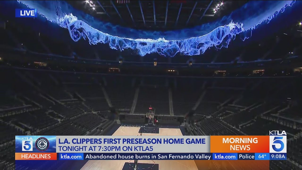 Clippers to play first preseason game at Intuit Dome on Monday night
