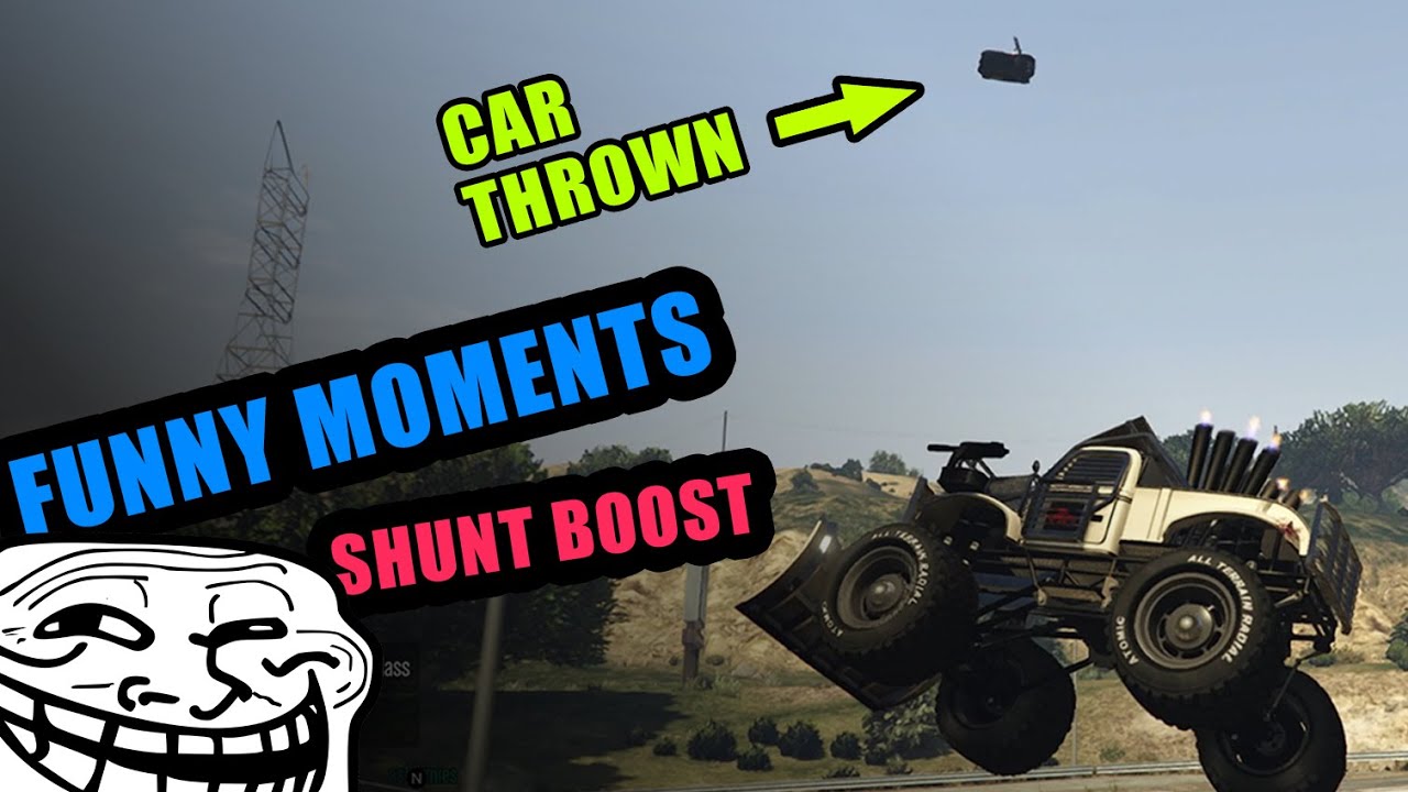 THROWING Cars with BRUTAL Strength! SHUNT BOOST Trolling with Arena War Sasquatch in GTA 5 Online
