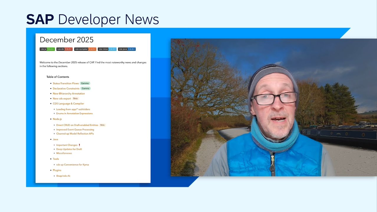 CAP Dec 2025, ABAP in 2026, HANA Cloud 2025-Q4, App Vulnerability Report | SAP Developer News