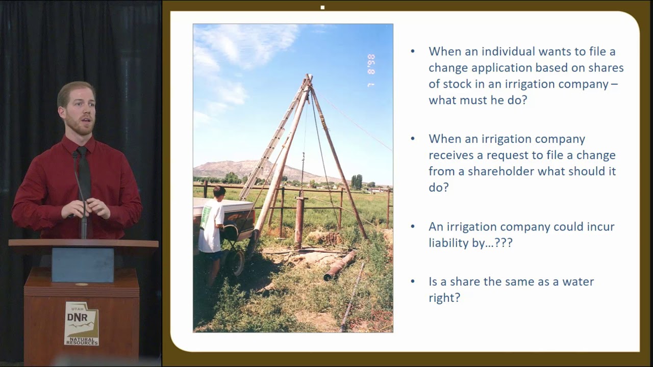 2019.9 Water Rights vs. Water Shares (Chase McDonald)