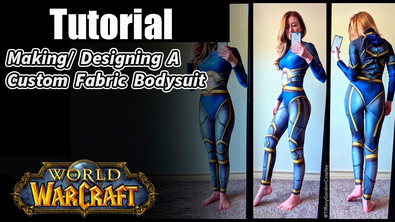 COSPLAY SEWING TUTORIAL: Making/ Designing a Custom Fabric Bodysuit