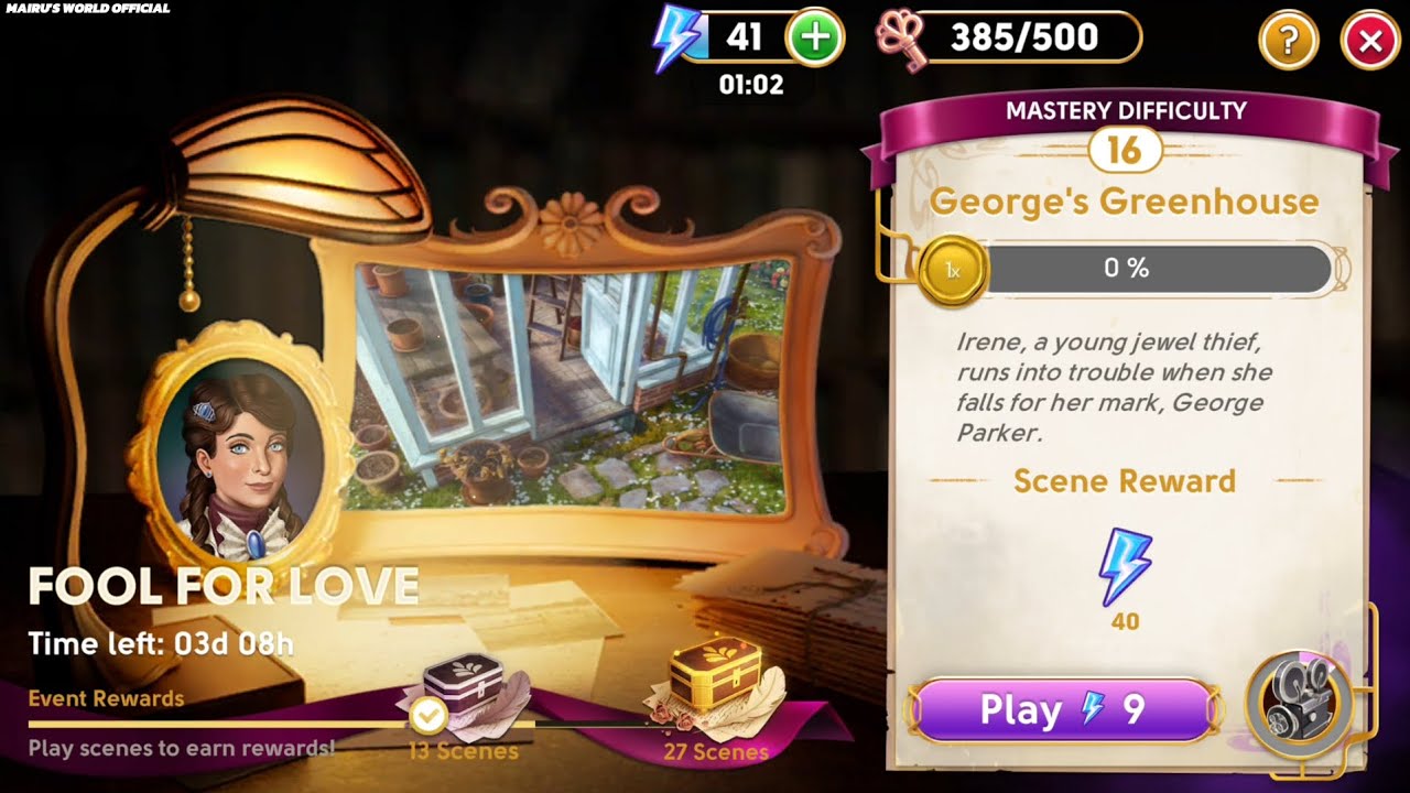 June's Journey Secrets 24R Scene 16 George's Greenhouse Silhouette Mode 4K ULTRA HD