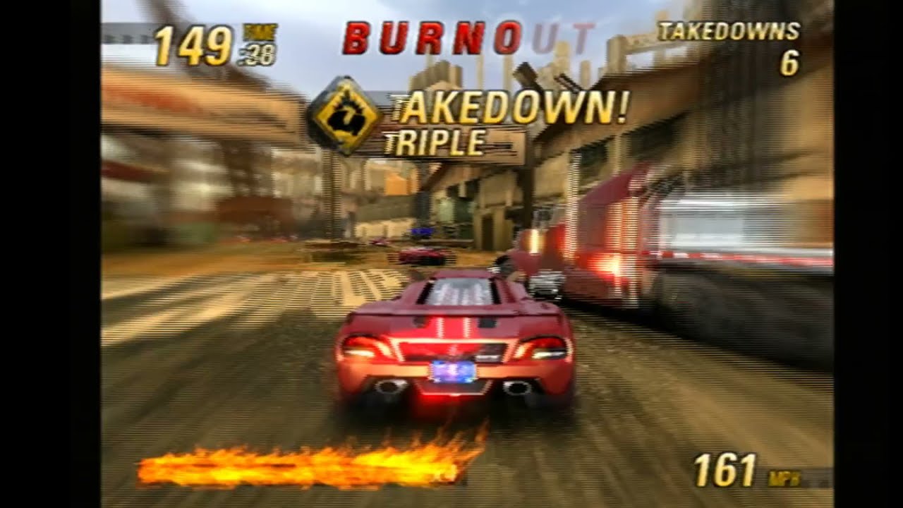 Burnout Revenge PS2 Beta Demo - Road Rage