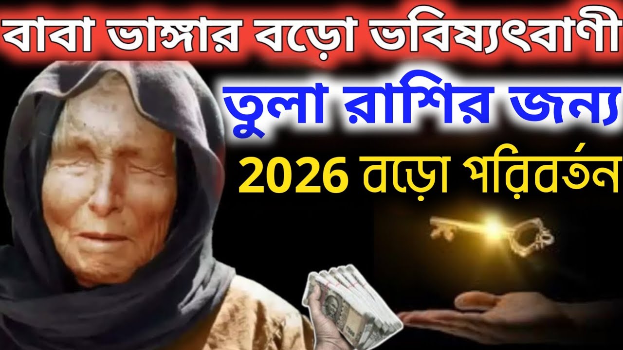 সাবধান তুলা রাশি!২০২৬-এ ৪টি বড় পরিবর্তন আসছে আপনার জীবনে!Tula Rashi 2026|Libra Sign 2026