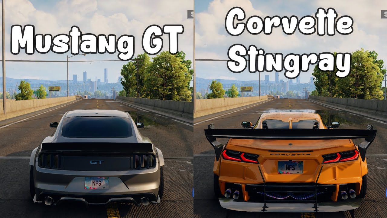 NFS Unbound: Ford Mustang GT vs Chevrolet Corvette Stingray - WHICH IS FASTEST (Drag Race)
