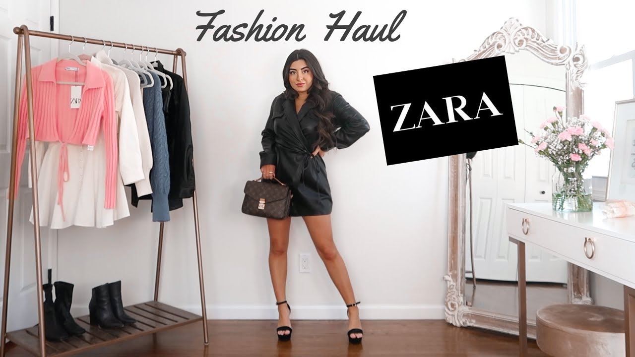 ZARA CLOTHING HAUL *new in* pieces | Winter *TRY ON* haul 2021 | GINA MARIE