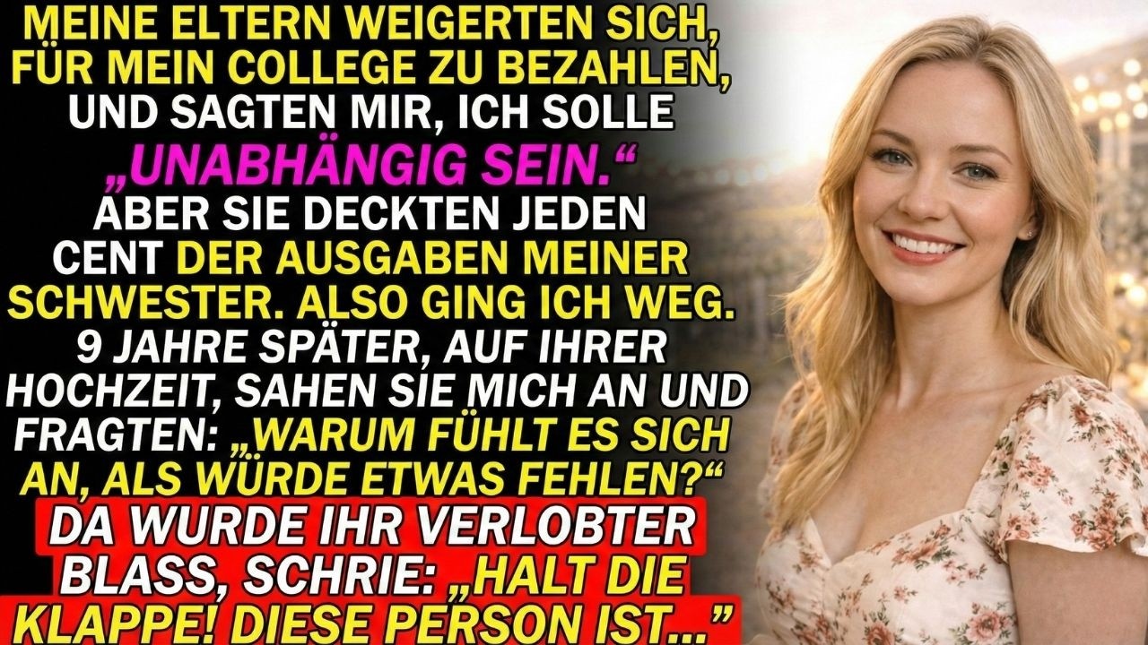 Als ich meine Eltern um Studienhilfe bat, sagten sie: ‚Sei unabhängig‘ – 9 Jahre später…