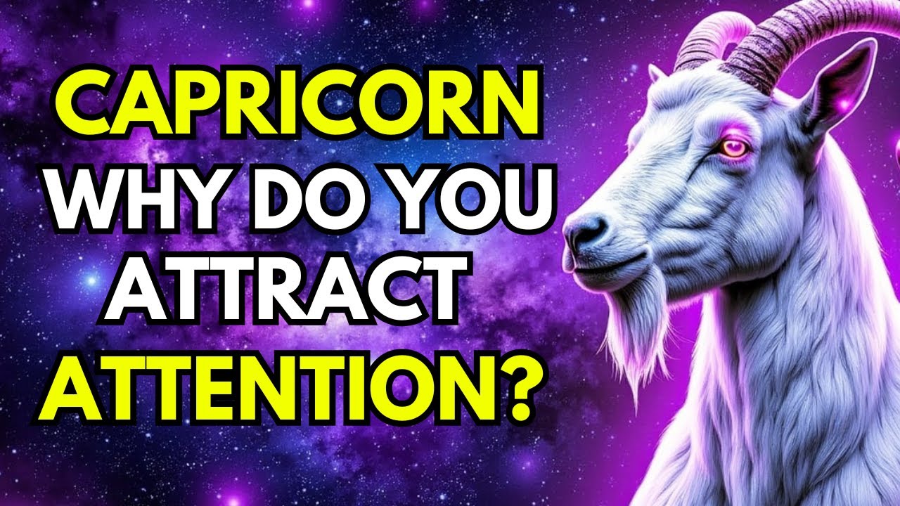 12 REASONS WHY YOU ATTRACT SO MUCH ATTENTION, CAPRICORNS ♑🐐 ISN'T THAT TRUE?