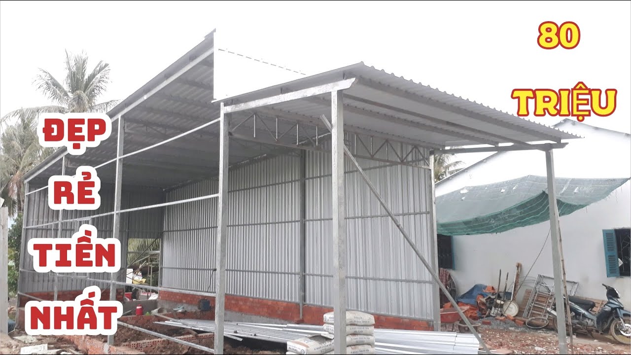Nhà tiền chế đẹp rẻ tiền