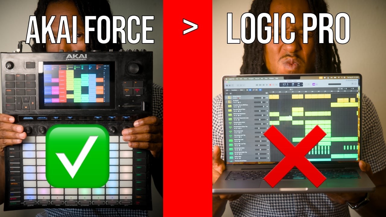 Why Akai Force is better than Logic Pro for Songwriters