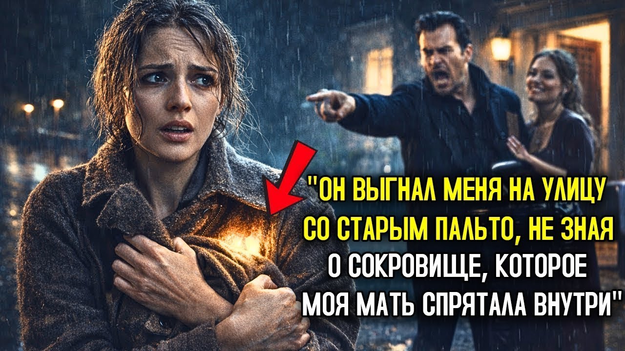 Он выгнал меня на улицу в СТАРОМ пальто… не зная, что внутри спрятано СОСТОЯНИЕ