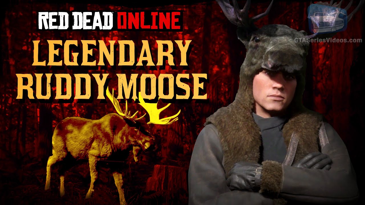 Red Dead Online - Legendary Ruddy Moose Mission [Animal Field Guide]