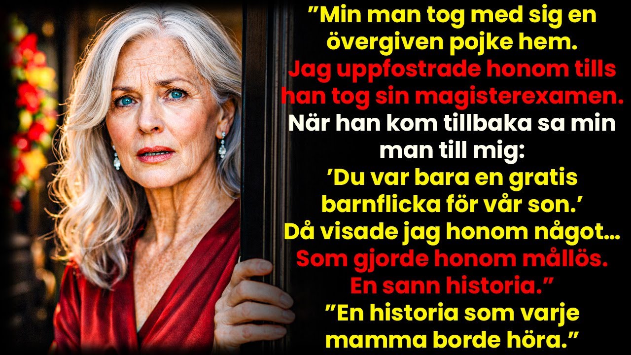 Han tog hem ett föräldralöst barn. Jag uppfostrade honom – sedan sa de ”Du var bara en gratis...