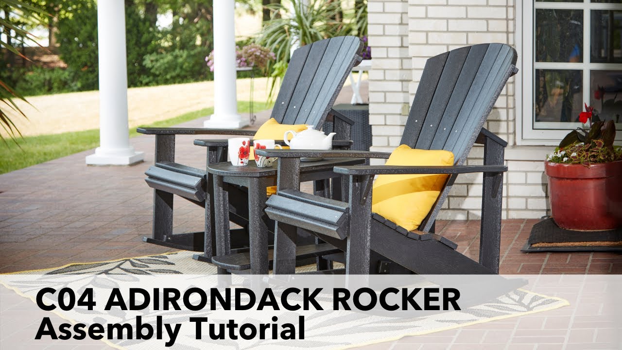 C.R. Plastic Products | C04 Adirondack Rocker