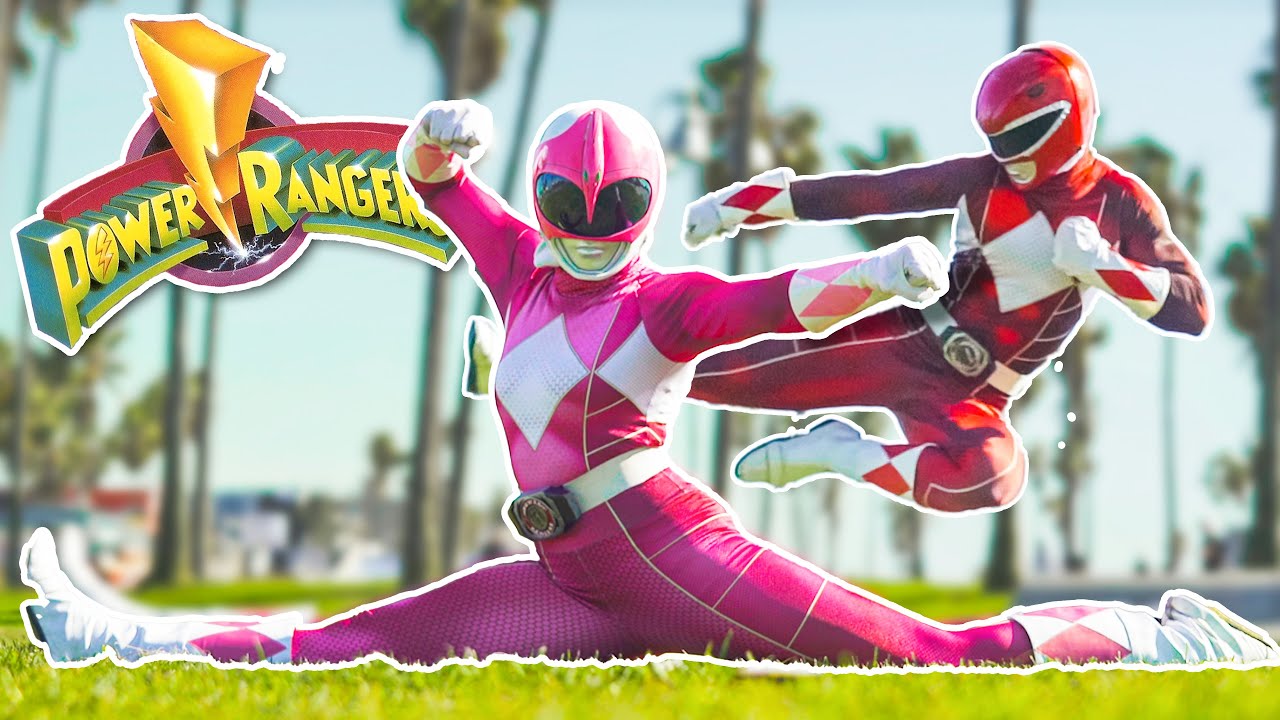 POWER RANGERS in Real Life // Parkour, Martial Arts & Gymnastics!