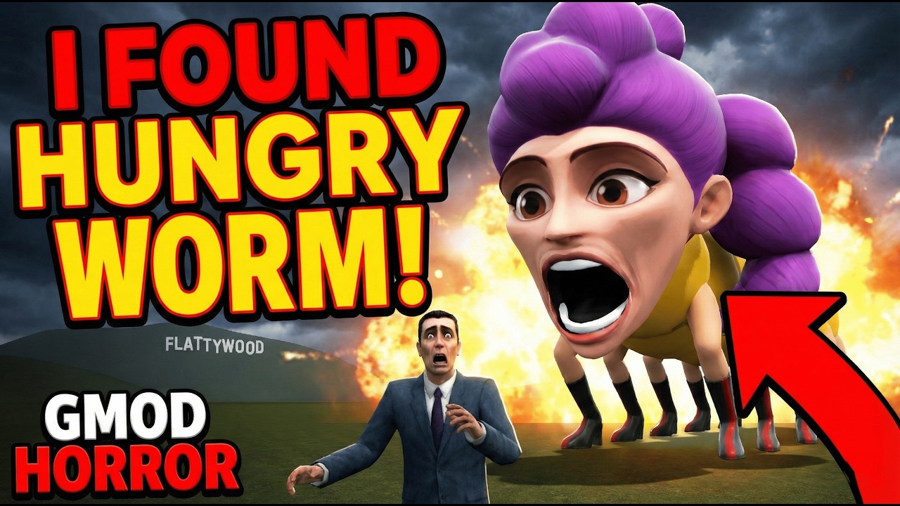 I FOUND THE SCARIEST THING IN GMOD! (Hungry Worm Rumi) 😱