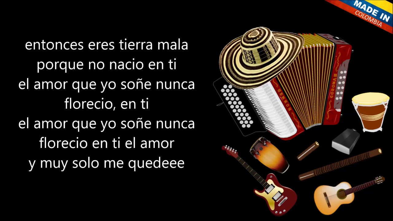 Tierra mala Los Chiches Del Vallenato Letra