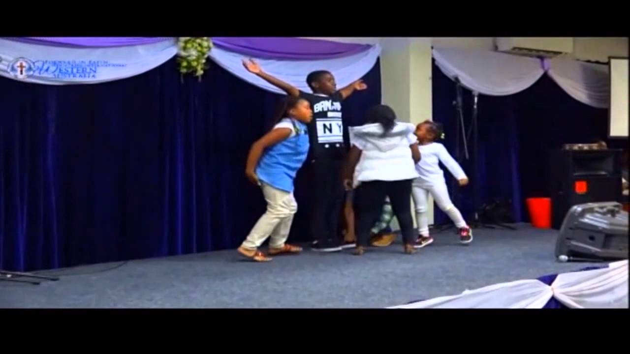 Easter skit by WA FIFMI children