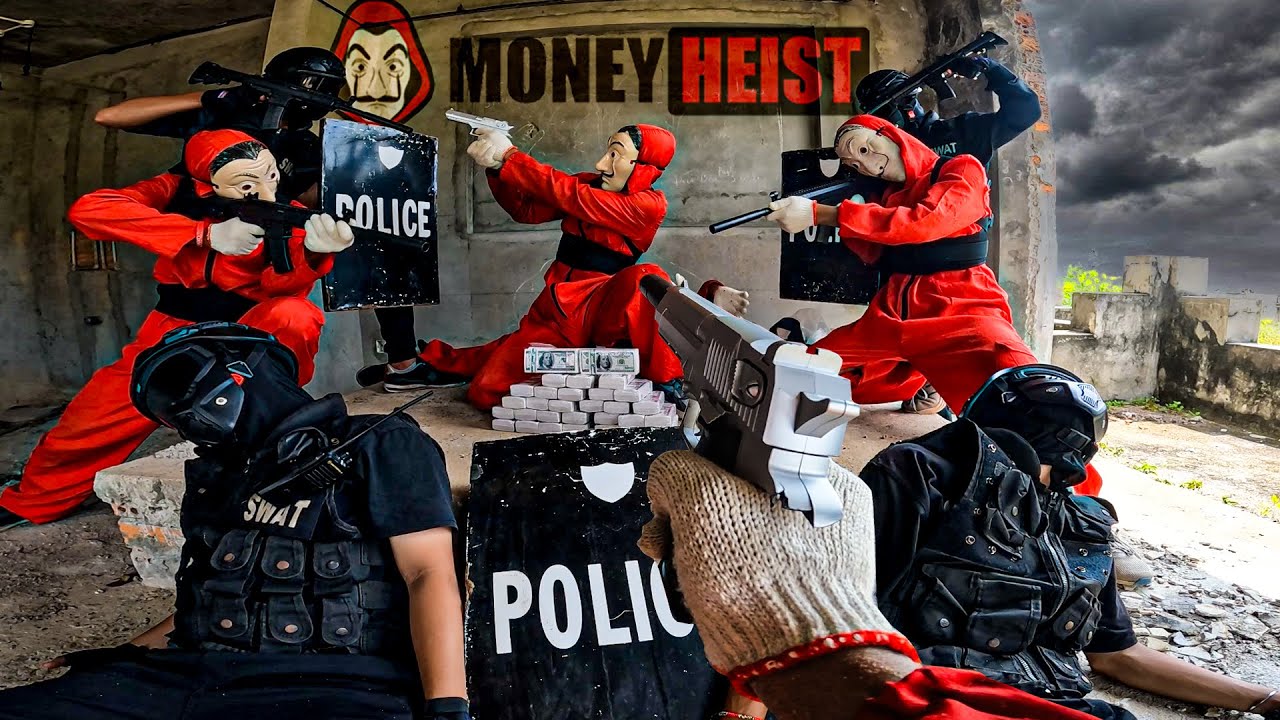 PARKOUR MONEY HEIST SEASON 6 vs POLICE ( BELLA CIAO REMIX ) live action part 1