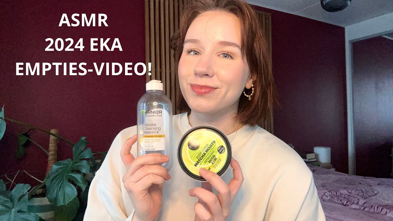 ASMR SUOMI Empties #6 - Kosmetiikka-arvosteluja ja naputtelua ❤️
