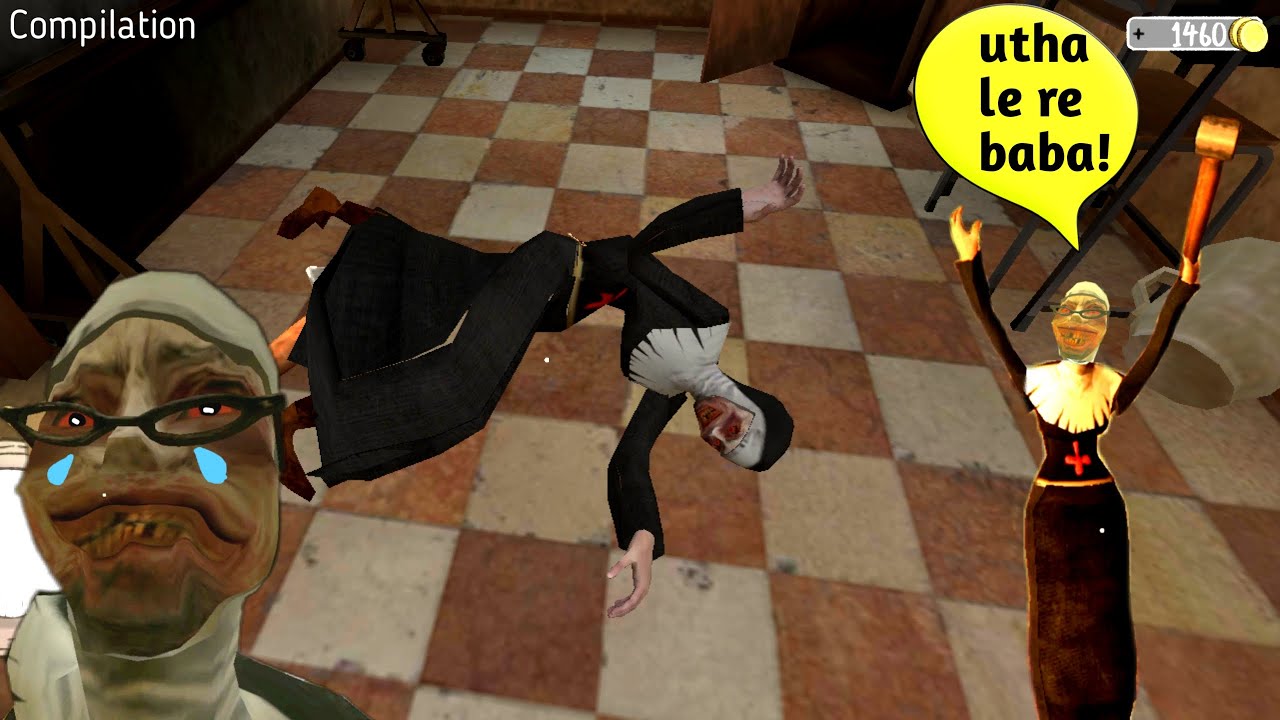 Evil Nun funny moments- compilation 1 😭😂😂😭