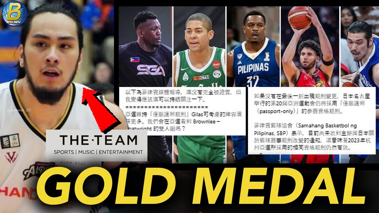 PANGAMBA ng Taiwanese sa GILAS sa Asian Games | Kai Sotto's New Management team name