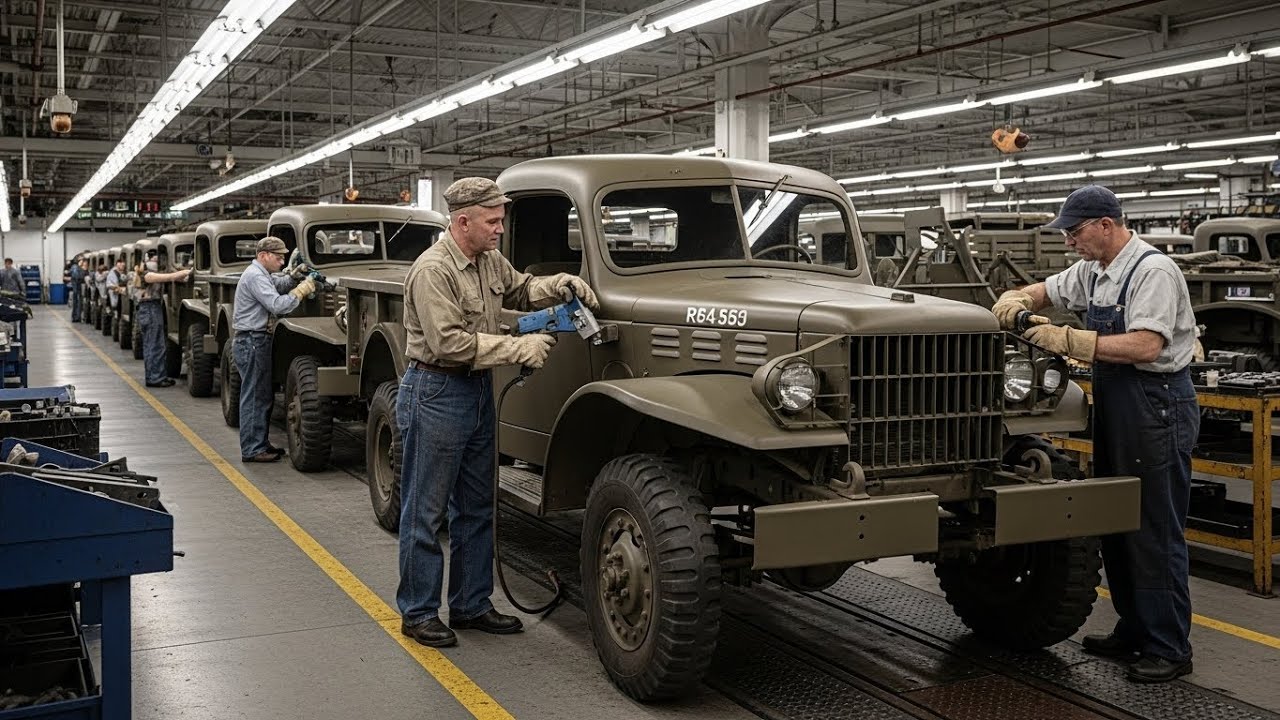 Inside the 1940s Dodge WC51 Factory: How America Built the Jeep's Bigger Brother for WWII
