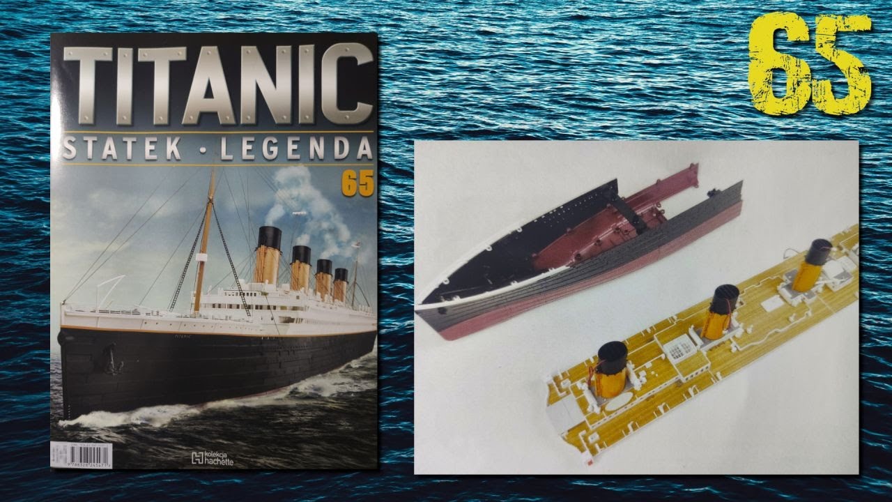 Titanic 1/200 model Hachette - kolejna część kadłuba - 65