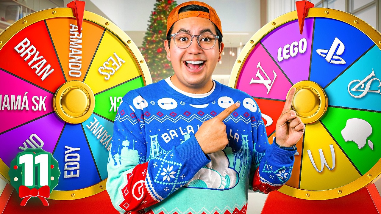 LA RULETA DECIDE EL REGALO DE MIS AMIGOS - VLOGMAS 11