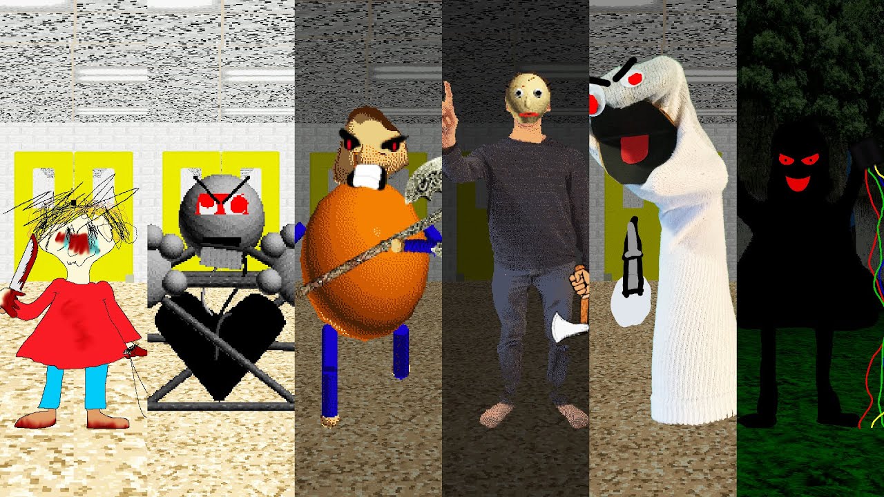 Everyone is Baldi's Basics But Bad Friends