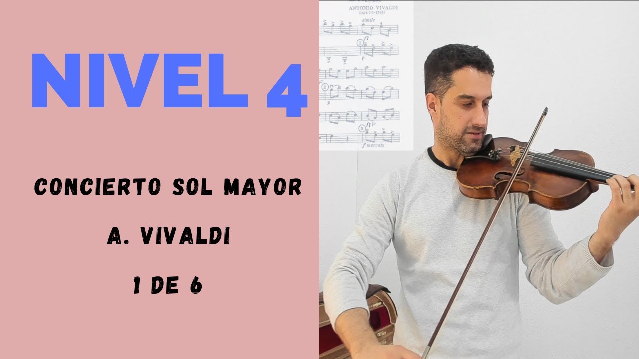 Concierto Vivaldi Sol Mayor 1 de 6