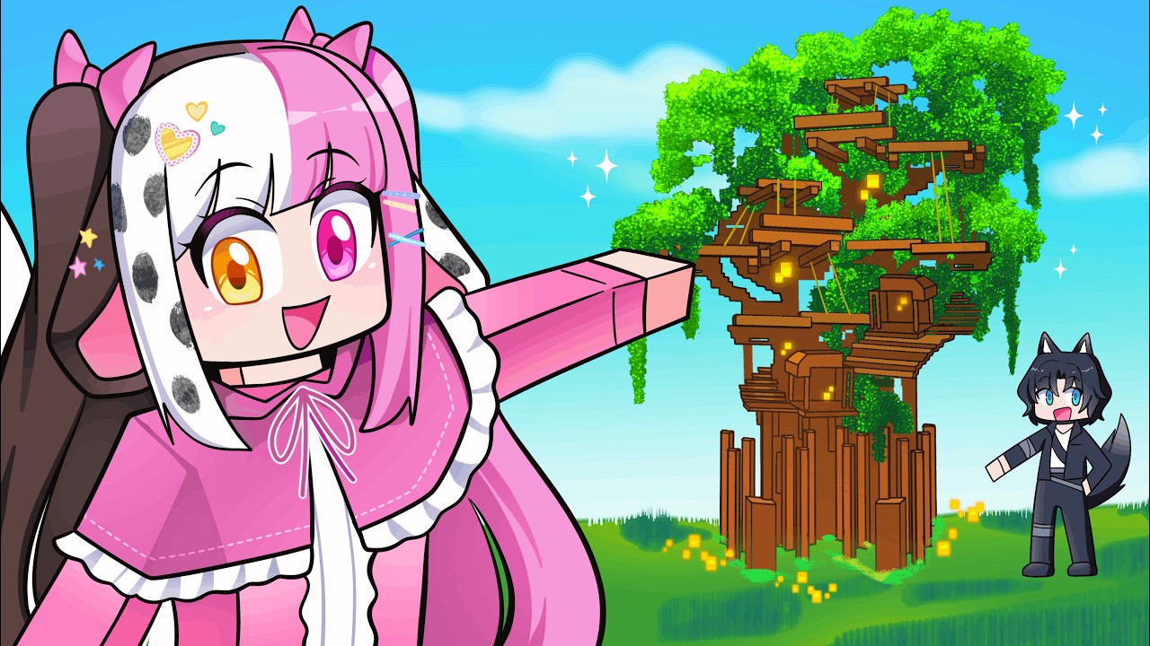 I Built My DREAM TREEHOUSE With My Best Friend in HYTALE...