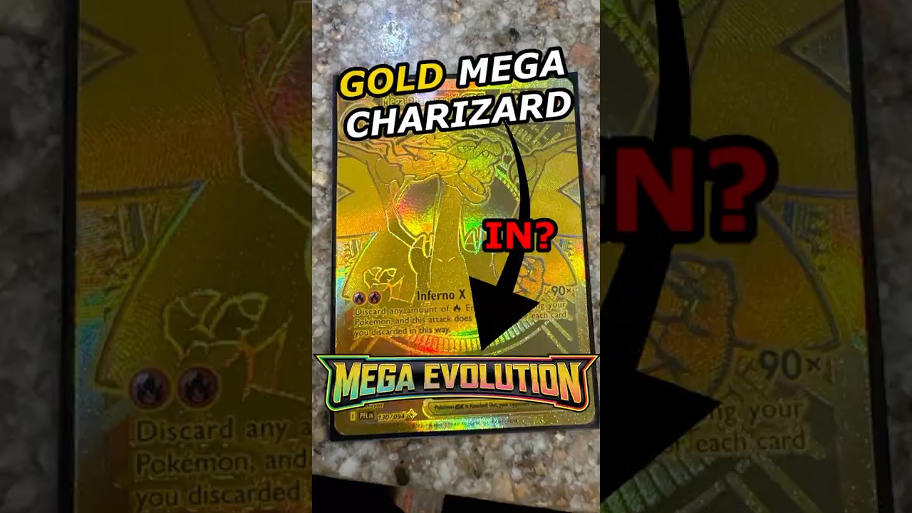 Gold Mega Charizard EX Pulled Early?! From the Wrong Set!